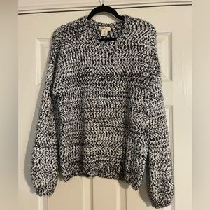 Fuzzy Knit Sweater “Yes Lola”